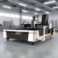 Machine de découpe laser 1530 pour tôles, plateforme unique, machine de découpe laser CNC 3015