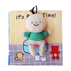 Early education cloth book It is Potty Time Baby toys
