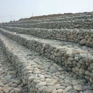 Huangxing Chất lượng cao Kích thước tiêu chuẩn dệt gabion 1x1x2 gabion hộp lưới hộp giỏ với giá tốt nhất cho tường chắn - Product Image 1