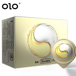 Préservatifs OLO ultra-lubrifiés ultra-fins à l'acide hyaluronique, préservatifs lubrifiants pour le plaisir féminin, vente en gros - Product Image 6