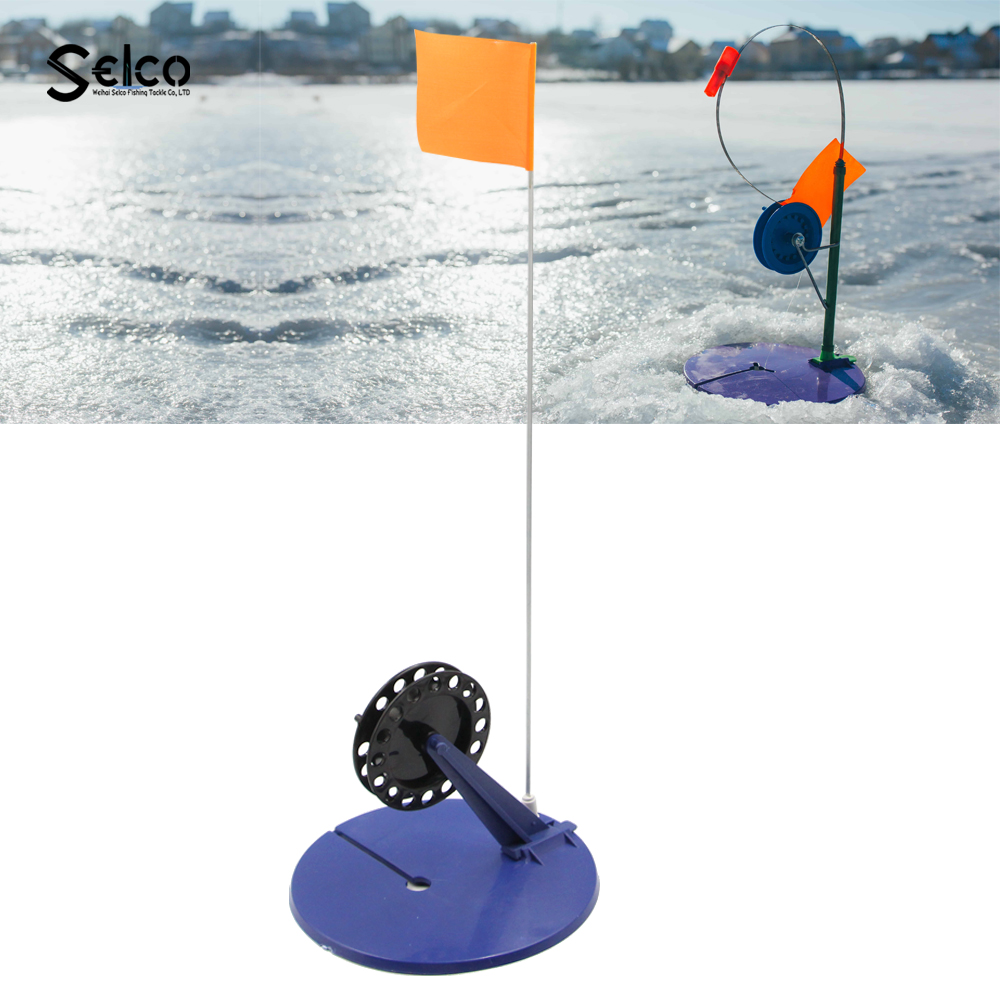 Ice Fishing Tip Up Fishing Rod Flag For Angling Cold-resista
