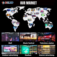 Pantallas LED de Alquiler P3.91 para Interiores y Exteriores, Panel de Video LED de 500*500 mm para Iglesias, Eventos, Carteleras Publicitarias