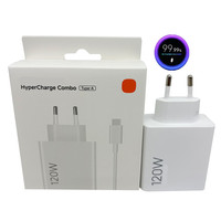 Vente en gros chargeur super rapide 120w d'origine avec câble USB Type c 6A pour Xiaomi adaptateur secteur USB chargeur rapide