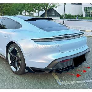 Pour Porsche Taycan 2019+ : Kit de protection de pare-chocs arrière, diffuseur, séparateur de lèvre de pare-chocs, accessoires automobiles - Product Image 4