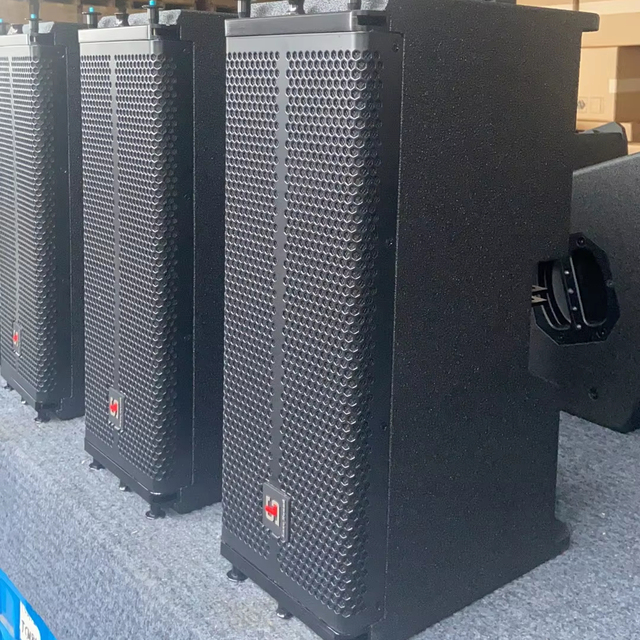 LASE LA-1 Professional Portable Dual 6.5-inch Line Array Sound Reinforcement System Speakers for Outdoor & Home Use