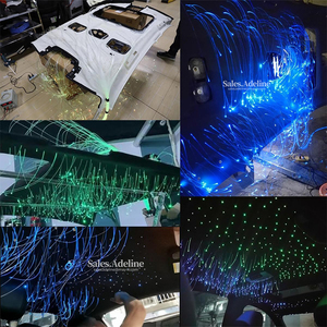 Kit de Iluminación de Techo para Auto con Fibra Óptica RGBW de 12W, Efecto de Cielo Estrellado, Estrellas Fugaces y Meteoro - Product Image 6