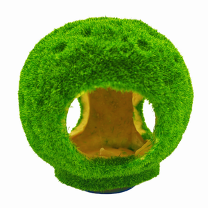 Decorazione per Acquario, Grotta Nascondiglio in Resina con Muschio, Legno Galleggiante, Sfera Decorativa per Acquario, Terrario per <span class=keywords><strong>Tartarughe</strong></span> e Rettili - Product Image 3