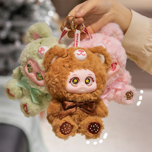 Nouveau design vente chaude <span class=keywords><strong>meilleure</strong></span> boîte aveugle <span class=keywords><strong>dessin</strong></span> <span class=keywords><strong>animé</strong></span> bonbons ours fête vinyle visage peluche poupée porte-clés jouets boîtes mystère personnalisées - Product Image 1