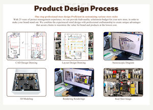 Magasin de sous-vêtements personnalisés, vitrine de présentation de vêtements, comptoir de magasin de détail, présentoir de vêtements design - Product Image 4