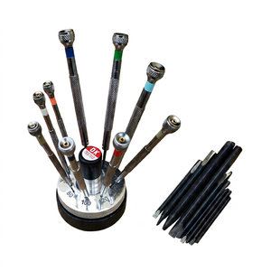 SUNTOOLS/STIPL Iron Screwdrivers <b>Set</b> with Revolving Stand for Jewelry Making - Product Image 1