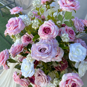 Promise Corredor de flores artificiales a la venta Decoración DE BODA Telón de fondo Corredor de flores - Product Image 4