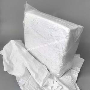 Trapos de Limpieza Blancos Reciclados, Toallas 100% Algodón, Paños de Limpieza Marinos para Taller, para Limpieza Industrial - Product Image 1