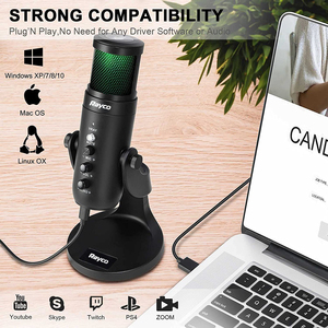Oem 2022 chuyên nghiệp RGB USB chơi game Condenser Microphone kim loại cho Máy Tính Xách Tay <span class=keywords><strong>PC</strong></span> & <span class=keywords><strong>Youtube</strong></span> ghi âm phòng thu - Product Image 4