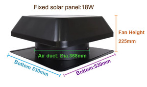 Ventilador Solar para Techo, Ventilador Solar para Ático, para Sistemas Domésticos - Product Image 4
