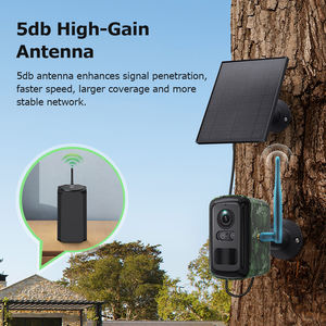 كاميرا SECTEC Halow واي فاي بمدى 500 متر تردد <span class=keywords><strong>2</strong></span>.4 جيجاهرتز و5 جيجاهرتز مقاومة للماء IP66 مع موزع إشارة منزلي وموسع نطاق مموه صغير مع بطارية ومجموعة أدوات أمان - Product Image 5