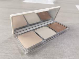Etiqueta privada Maquillaje vegano profesional Alta pigmentación Larga duración 3 tonos de color Paleta de sombras de ojos en polvo - Product Image 4