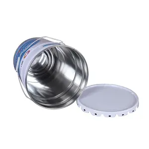 China Supplier wholesale price Custom size 20 liter metal tin pail bucket