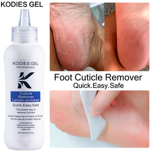 KODIES GEL Cuticula Remover Voet Exfoliërende <span class=keywords><strong>Callus</strong></span> en Cuticula Softener Verwijderaar Vloeistof 150ML Big Size Private Label/Custom Logo - Product Image 2