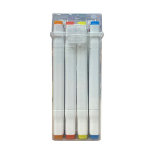 Chuyên Nghiệp Màu Trắng Đa-Vẽ Màu Bàn Chải Nghệ Thuật Đánh Dấu Đầu Kép Tip Bút Trong 12 24 36 48 80 Màu Sắc Thiết Lập Bao Bì - Product Image 6