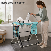 Produits de toilettage et de nettoyage pour animaux de compagnie portables et pliables très demandés, tables de bain pour animaux de compagnie pour le bain et la toilettage des chats et des chiens