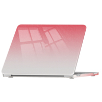 Étui de protection pour ordinateur portable antidérapant et respirant avec design dégradé arc-en-ciel pour Macbook Air 13.6 (A2681/A3113/A3240) M2/M3/M4/M5