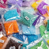 Kit de matériaux DIY pour remplissage de perles Perler, stock d'usine, perles thermocollantes 3D solides monochromes 2,6 mm * 1000 pièces/sac