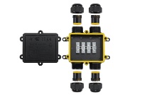 Boîte de jonction étanche IP68 Boîte de jonction de câble d'alimentation de fil électrique ignifuge de clôture de PC souterrain.
