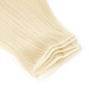 Extensiones de Cabello Humano 100% Virgen, Doble Trama, Finas y Sin Costuras, Aspecto Rubio, Muestra Disponible, Venta al Por Mayor Directo de Fábrica - Product Image 3