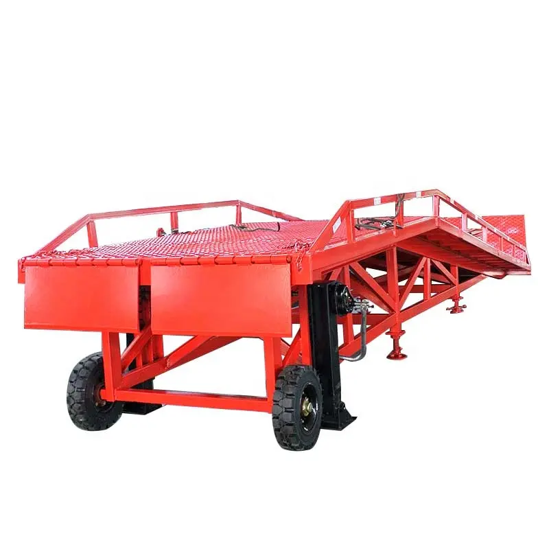 12 Ton Mobile Adjustable Container Electric Hydraulic Truck Forklift for Loading Dock Yard Ramp Lift Tables Trailers
