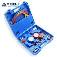 YSGJ Manomètre Numérique de Collecteur pour Réfrigération R134a R407c R12 R22, Outils de Diagnostic Climatiseur Automobile