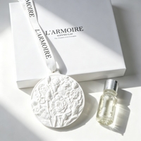 Diffuseur de parfum d'ambiance en plâtre céramique en forme de fleur, personnalisable avec logo, pour armoire, désodorisant d'ambiance, diffuseur à bâtonnets d'huiles essentielles