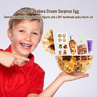Nouveau style : Kit de colle créative Guka Capybara, porte-clés à coller fait main, mignon, pour filles et enfants, cadeau de la Fête des Enfants, jouet capsule