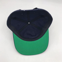 Casquettes Snapback Vintage en Coton Non Structuré à 5 Panneaux, Personnalisables avec Motif Lettres Imprimées en Relief sous la Visière, en Tissu Éponge