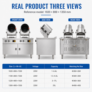 Máquina de Cocina Automática Inteligente de Alta Eficiencia con Doble Cabezal y Rotación, Tipo Gabinete, para Cocina Comercial - Product Image 5