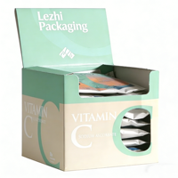 Boîte de présentation individuelle petite pour produits de santé (vitamines, enzymes) avec impression de marque, faible MOQ (100 pièces)