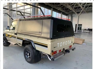 หลังคาคลุมกระบะรถบรรทุกแบบกำหนดเองสำหรับ Toyota LC79 รุ่นแค็บเดี่ยว น้ำหนักเบา ผลิตจากอลูมิเนียมอัลลอยด์ คุณภาพสูง แบบ Smartcap - Product Image 2