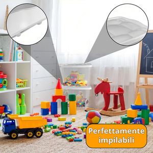 Scatola portaoggetti Belli & Forti colori assortiti 40x30x25 per l'organizzazione dei vestiti - Product Image 3