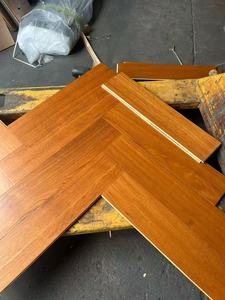 Stock de liquidation de Offre Spéciale Parquet en bois d'ingénierie en teck de luxe Conception moderne Échantillon gratuit Personnalisation à bas quantité minimale de commande - Product Image 6