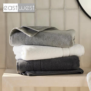 Crown <span class=keywords><strong>Plaza</strong></span> Hotel Juego de toallas Proveedor Algodón orgánico Suave Hotel Mano Cara Toalla de baño Colección - Product Image 1