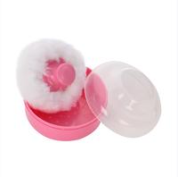 2 pièces Kit de poudre cosmétique pour bébé, boîte éponge conteneur
