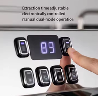 Professionelle Espressomaschine mit Doppelboiler, 2 Brühgruppen, Halbautomatisch, 9 Bar Druck, 5,25L Boilerkapazität, Plug-and-Play, Einfache Reinigung