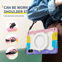 Casing belakang ponsel Xiaomi Redmi Pad Pro, casing pelindung ponsel 12.1 inci dengan tali bahu, 360 Putar untuk Xiaomi Redmi Pad Pro