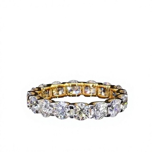 Anivas de Lujo en Oro de 14K, Anillos de Boda Étnicos con Diamantes de Laboratorio Certificados por IGI de 2.30 g, Elegante Regalo de Joyería de Compromiso para Mujer - Product Image 1