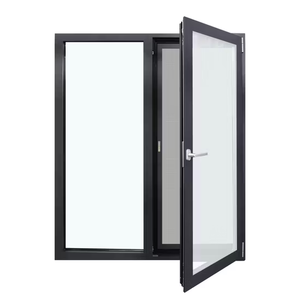 <span class=keywords><strong>Porte</strong></span> <span class=keywords><strong>battante</strong></span> de ferme en aluminium de luxe avec <span class=keywords><strong>double</strong></span> vitrage trempé et surface finie pour usage résidentiel - Product Image 3