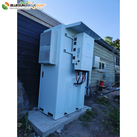 Système d'énergie solaire hybride domestique et industriel Bluesun 50 kW 112 kWh, 100 kW, 200 kW, 500 kW avec batterie au lithium et armoire extérieure