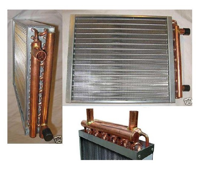 Water to Air Heat Exchanger Coils unit heater with thermostat for boiler