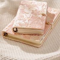 Agenda à couverture rigide personnalisé Carnet de notes A5 à reliure en tissu pour filles mignon Agenda de luxe Cadeau de papeterie de bureau Carnets pour étudiants