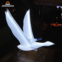 Présentoir Lumineux LED en Acrylique LiqVis pour Bouteille de Vodka en Forme de Coupelle de Champagne, Design Innovant, Glorifier pour Vodka Blanche, Grise, Bird Goose