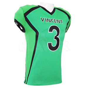 Maillot de football américain jeunesse de haute qualité vêtements de sport grande taille pour adultes XL à 5XL respirant short de haute qualité inclus - Product Image 4