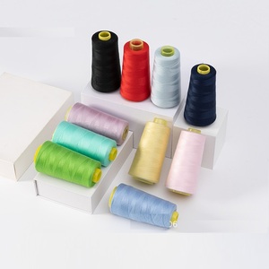 Factory Supply Multi Farben 40/2 3000yds Gefärbt gesponnen 100% Polyester Nähgarn Starke Nähgarne - Product Image 4